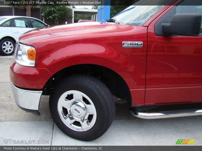 Redfire Metallic / Medium Flint 2007 Ford F150 XLT Regular Cab