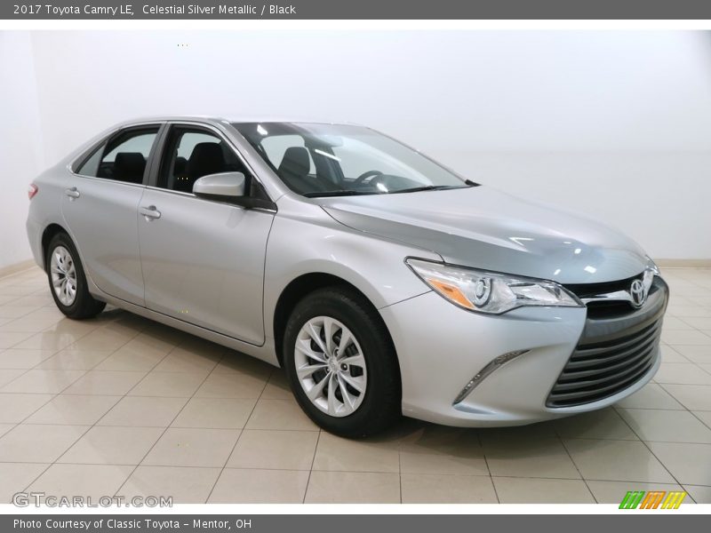 Celestial Silver Metallic / Black 2017 Toyota Camry LE