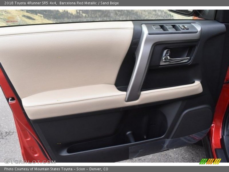Barcelona Red Metallic / Sand Beige 2018 Toyota 4Runner SR5 4x4