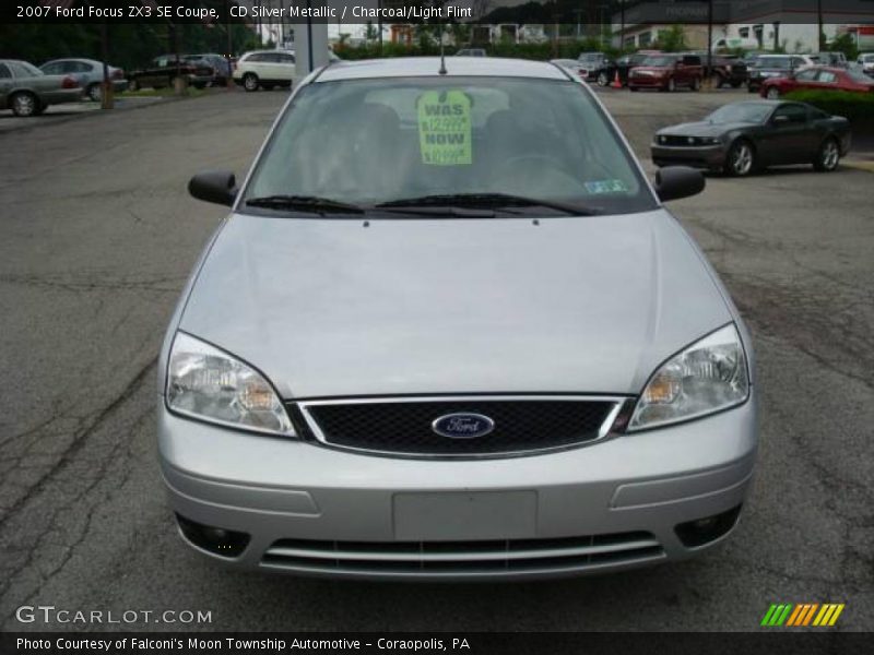CD Silver Metallic / Charcoal/Light Flint 2007 Ford Focus ZX3 SE Coupe