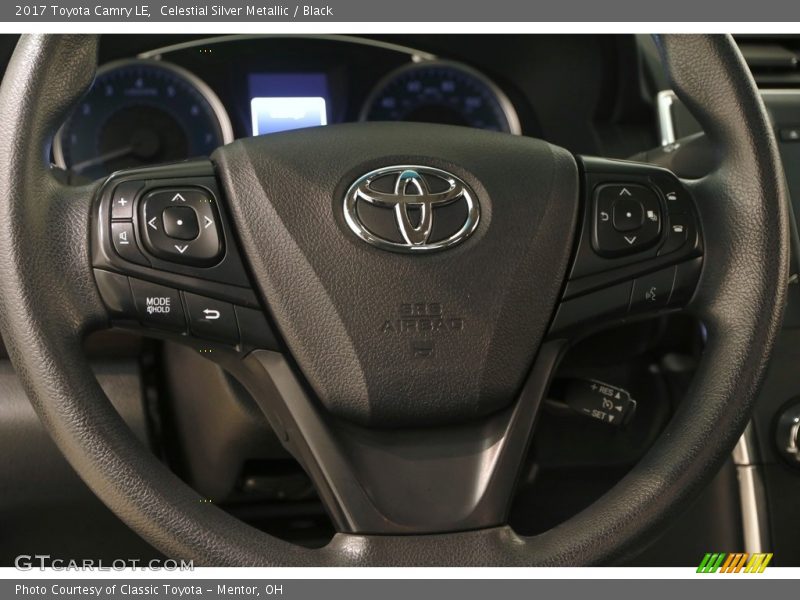Celestial Silver Metallic / Black 2017 Toyota Camry LE