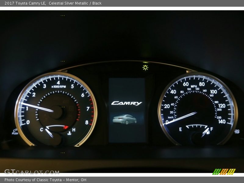 Celestial Silver Metallic / Black 2017 Toyota Camry LE