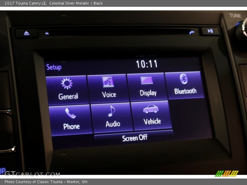 Celestial Silver Metallic / Black 2017 Toyota Camry LE
