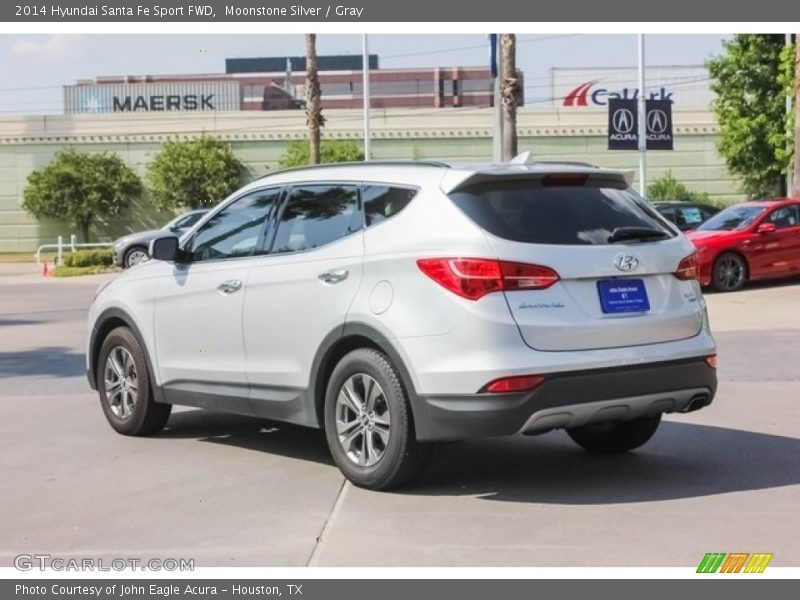 Moonstone Silver / Gray 2014 Hyundai Santa Fe Sport FWD