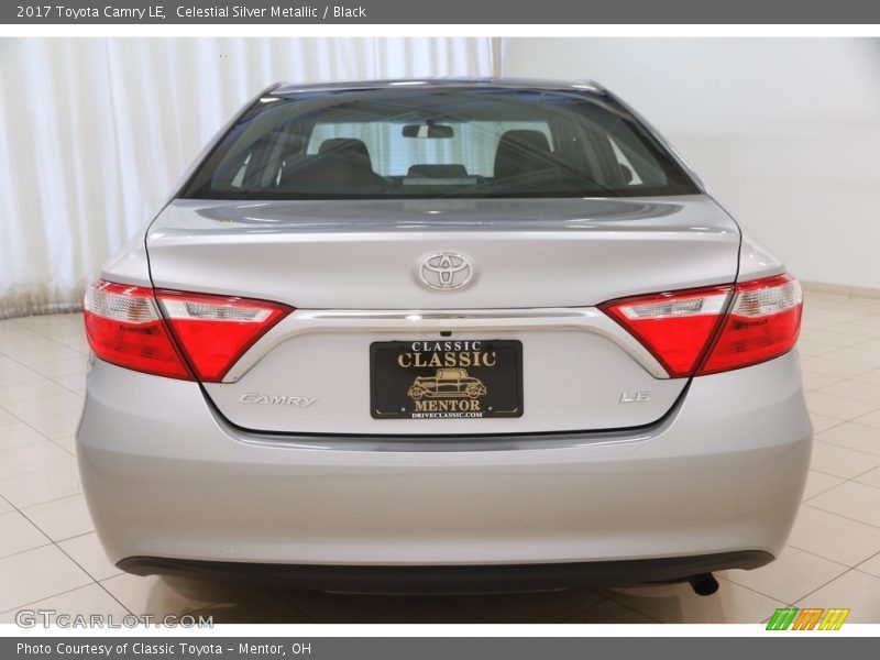 Celestial Silver Metallic / Black 2017 Toyota Camry LE