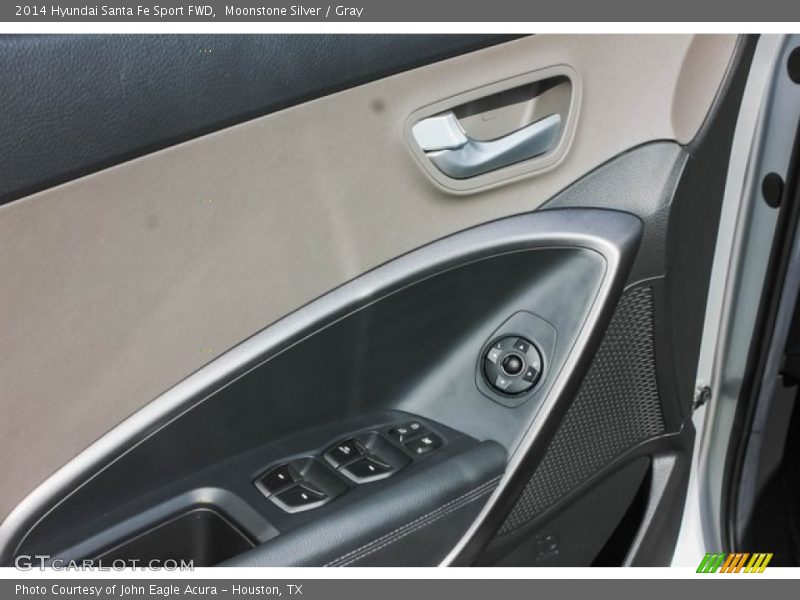 Moonstone Silver / Gray 2014 Hyundai Santa Fe Sport FWD