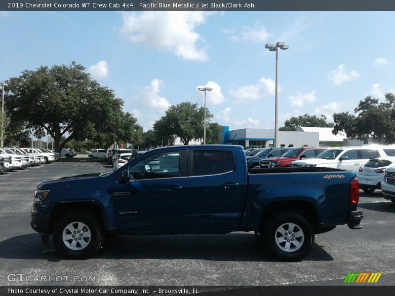 Pacific Blue Metallic / Jet Black/Dark Ash 2019 Chevrolet Colorado WT Crew Cab 4x4