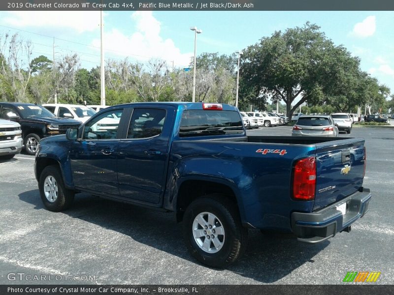 Pacific Blue Metallic / Jet Black/Dark Ash 2019 Chevrolet Colorado WT Crew Cab 4x4