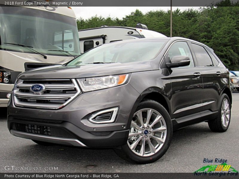 Magnetic / Ebony 2018 Ford Edge Titanium