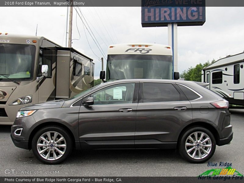 Magnetic / Ebony 2018 Ford Edge Titanium