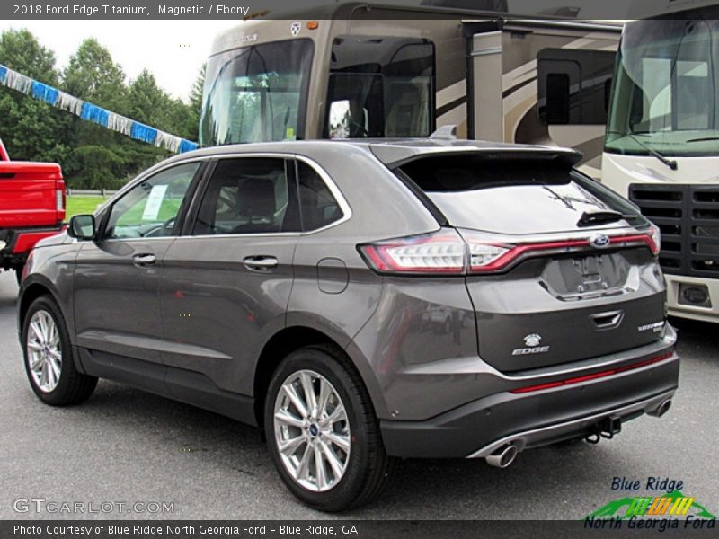 Magnetic / Ebony 2018 Ford Edge Titanium