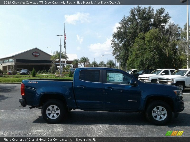 Pacific Blue Metallic / Jet Black/Dark Ash 2019 Chevrolet Colorado WT Crew Cab 4x4