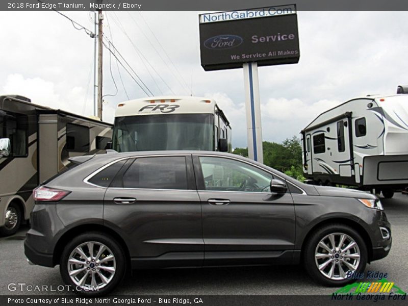 Magnetic / Ebony 2018 Ford Edge Titanium