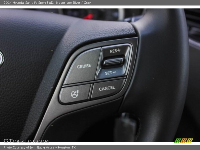 Moonstone Silver / Gray 2014 Hyundai Santa Fe Sport FWD