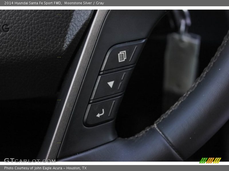 Moonstone Silver / Gray 2014 Hyundai Santa Fe Sport FWD