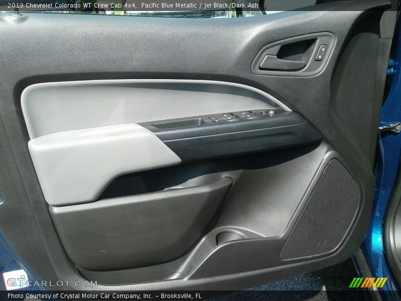 Pacific Blue Metallic / Jet Black/Dark Ash 2019 Chevrolet Colorado WT Crew Cab 4x4