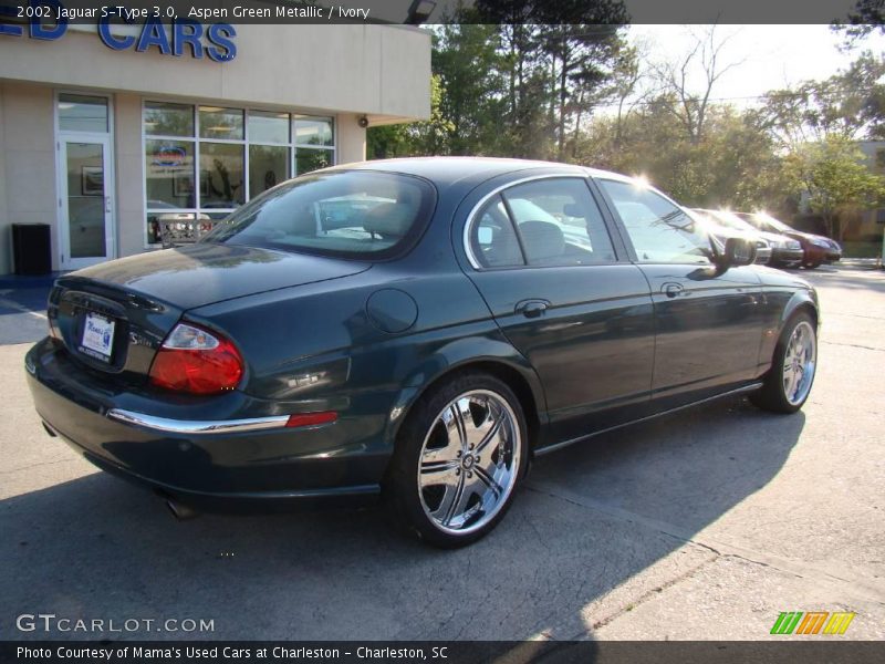 Aspen Green Metallic / Ivory 2002 Jaguar S-Type 3.0