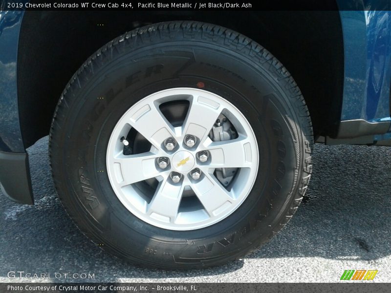 Pacific Blue Metallic / Jet Black/Dark Ash 2019 Chevrolet Colorado WT Crew Cab 4x4