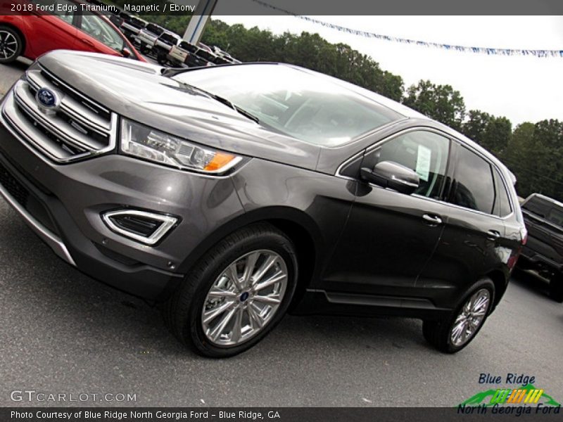 Magnetic / Ebony 2018 Ford Edge Titanium