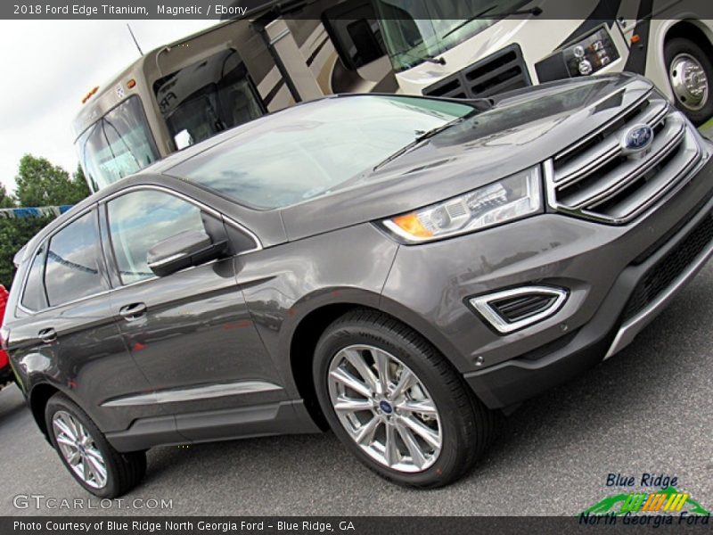 Magnetic / Ebony 2018 Ford Edge Titanium