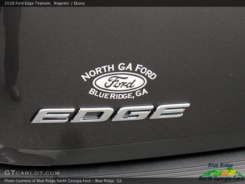 Magnetic / Ebony 2018 Ford Edge Titanium