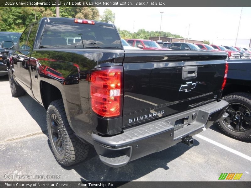 Black / Jet Black 2019 Chevrolet Silverado LD LT Z71 Double Cab 4x4 Midnight Edition