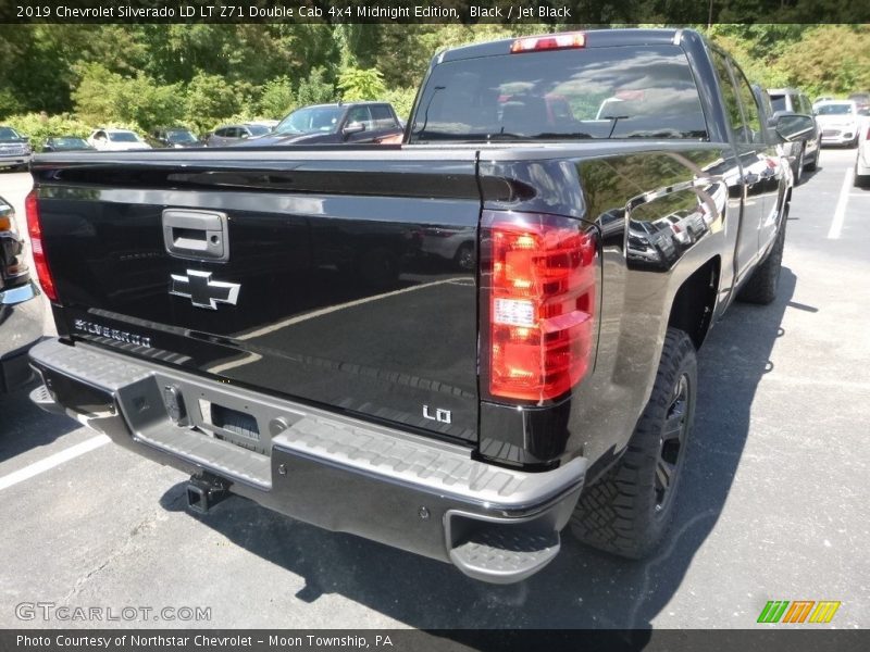 Black / Jet Black 2019 Chevrolet Silverado LD LT Z71 Double Cab 4x4 Midnight Edition