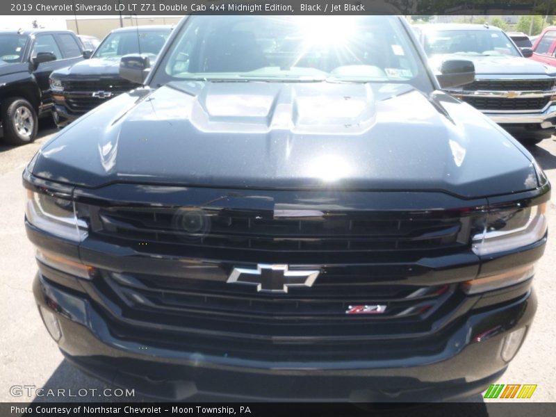 Black / Jet Black 2019 Chevrolet Silverado LD LT Z71 Double Cab 4x4 Midnight Edition