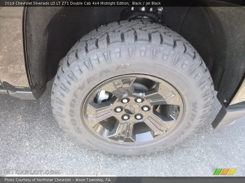 Black / Jet Black 2019 Chevrolet Silverado LD LT Z71 Double Cab 4x4 Midnight Edition