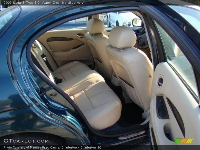 Aspen Green Metallic / Ivory 2002 Jaguar S-Type 3.0