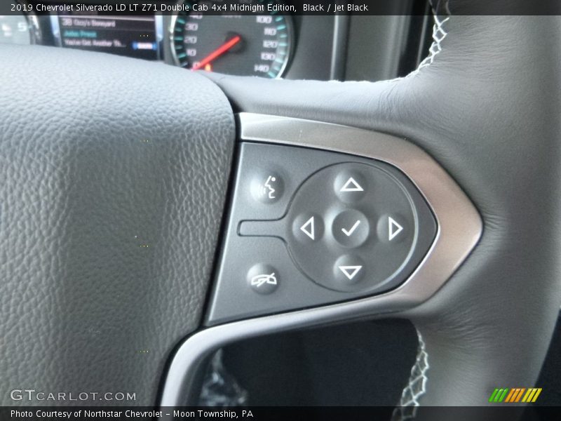 Black / Jet Black 2019 Chevrolet Silverado LD LT Z71 Double Cab 4x4 Midnight Edition