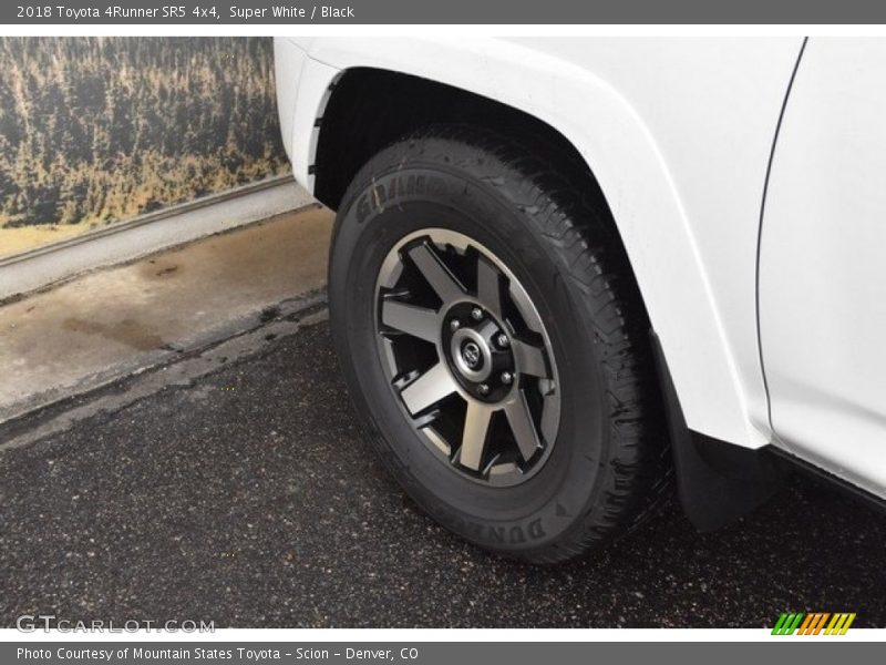 Super White / Black 2018 Toyota 4Runner SR5 4x4