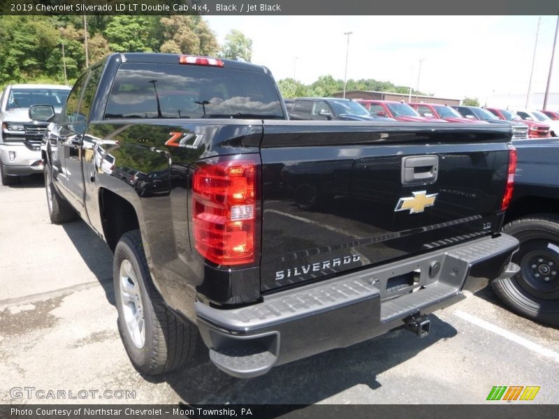 Black / Jet Black 2019 Chevrolet Silverado LD LT Double Cab 4x4