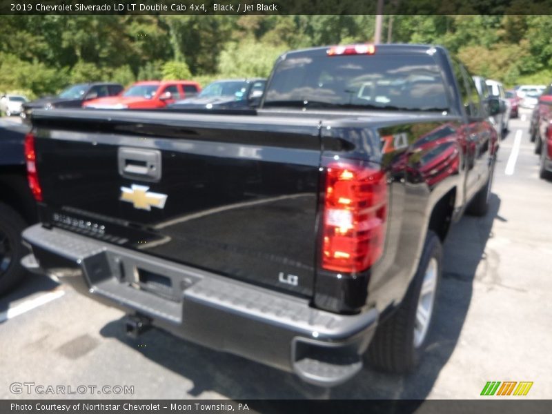 Black / Jet Black 2019 Chevrolet Silverado LD LT Double Cab 4x4
