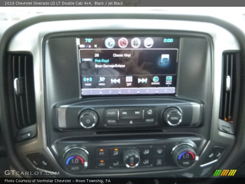 Black / Jet Black 2019 Chevrolet Silverado LD LT Double Cab 4x4