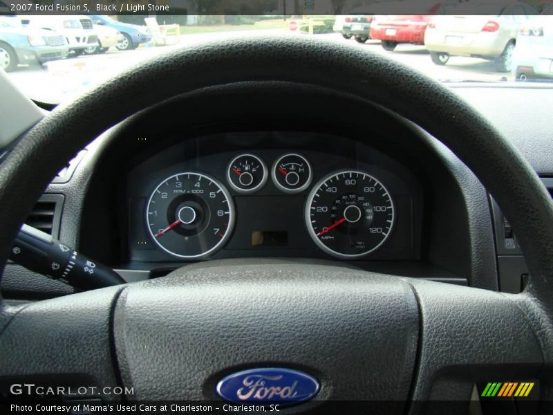 Black / Light Stone 2007 Ford Fusion S