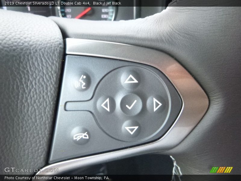Black / Jet Black 2019 Chevrolet Silverado LD LT Double Cab 4x4