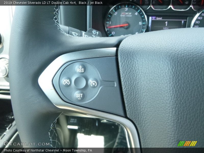 Black / Jet Black 2019 Chevrolet Silverado LD LT Double Cab 4x4