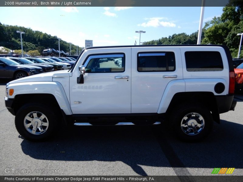 Birch White / Light Cashmere 2008 Hummer H3