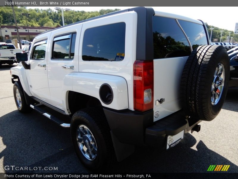 Birch White / Light Cashmere 2008 Hummer H3