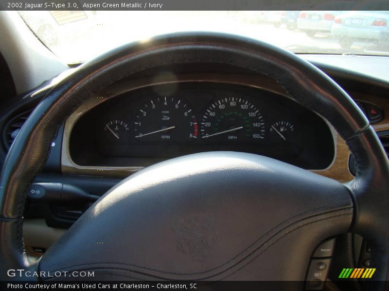 Aspen Green Metallic / Ivory 2002 Jaguar S-Type 3.0
