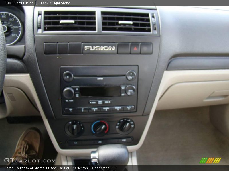 Black / Light Stone 2007 Ford Fusion S