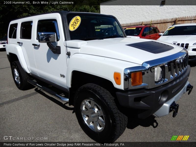 Birch White / Light Cashmere 2008 Hummer H3