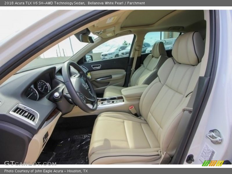 Bellanova White Pearl / Parchment 2018 Acura TLX V6 SH-AWD Technology Sedan