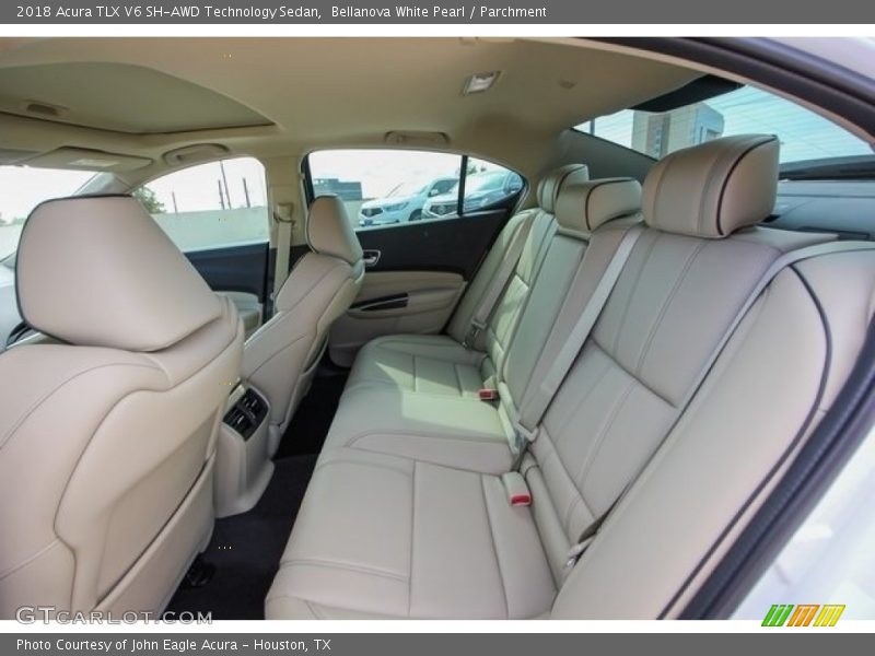 Bellanova White Pearl / Parchment 2018 Acura TLX V6 SH-AWD Technology Sedan