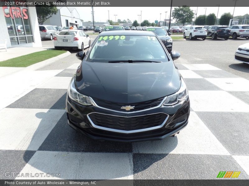 Mosaic Black Metallic / Jet Black 2017 Chevrolet Cruze LS