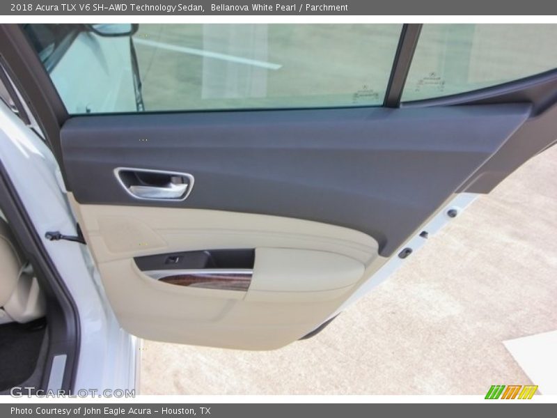 Bellanova White Pearl / Parchment 2018 Acura TLX V6 SH-AWD Technology Sedan