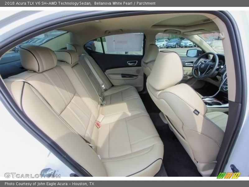 Bellanova White Pearl / Parchment 2018 Acura TLX V6 SH-AWD Technology Sedan