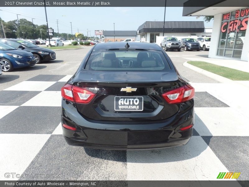 Mosaic Black Metallic / Jet Black 2017 Chevrolet Cruze LS