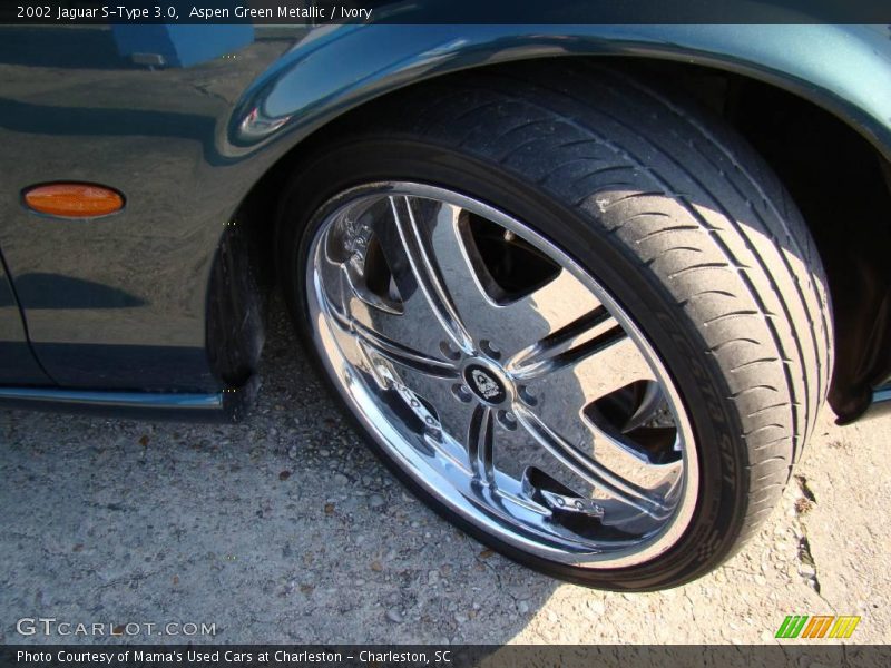 Aspen Green Metallic / Ivory 2002 Jaguar S-Type 3.0